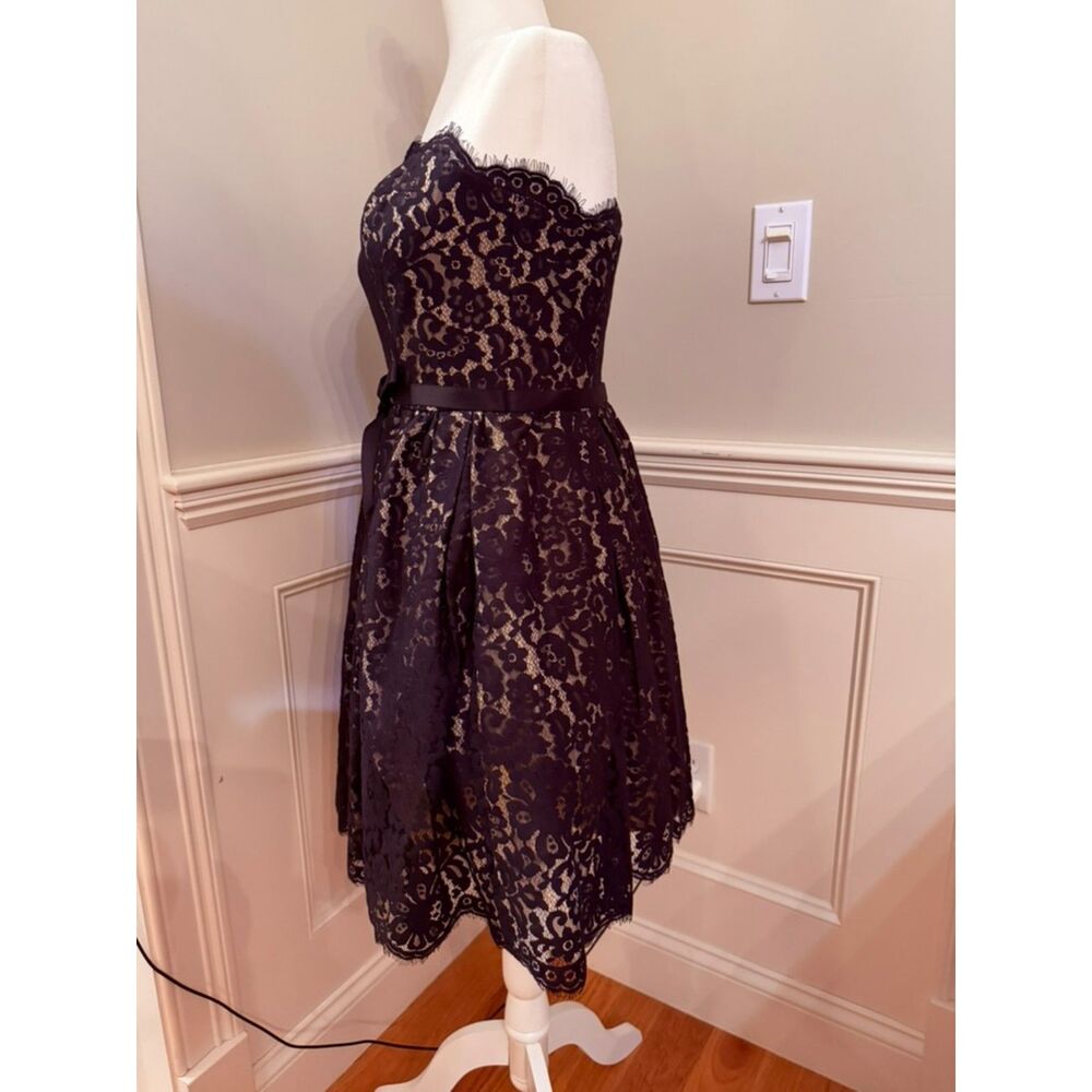 Robert Rodriguez Target Neiman Marcus Lace Strapless Cocktail Dress Size 6 - Picture 4 of 13